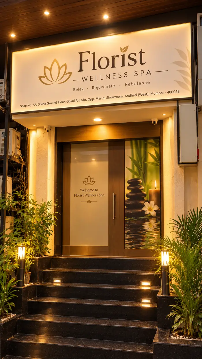 Reception of Florist Wellness Spa, Oshiwara, Andheri West